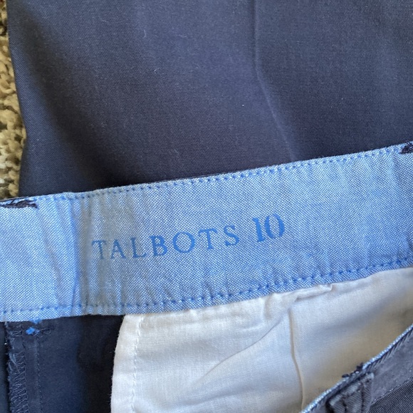 Talbots The Weekend Chino Navy Blue Size 10 - Picture 8 of 10